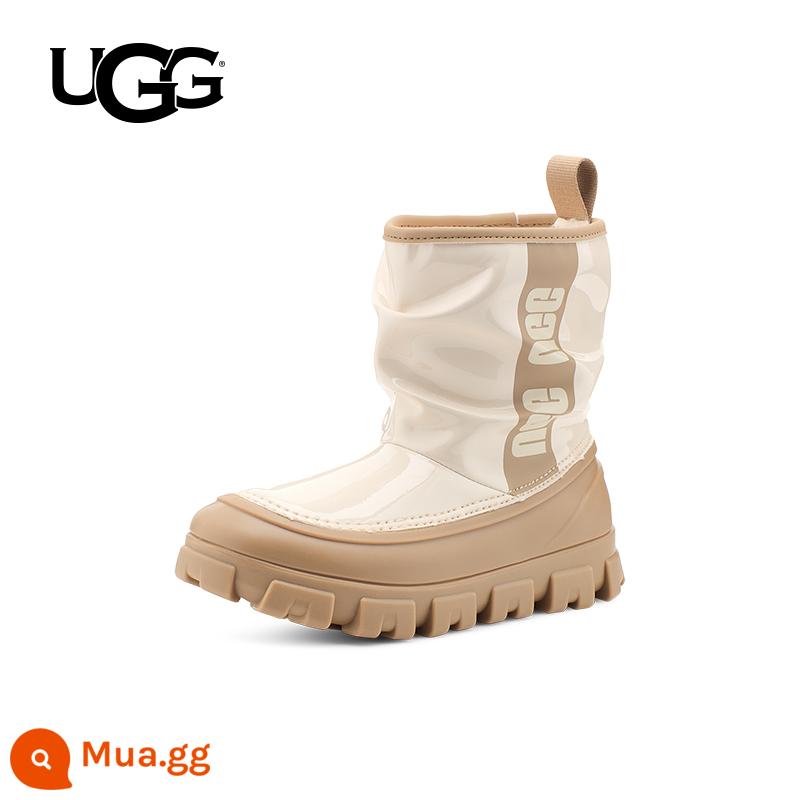 Giày trẻ em UGG, bốt đi tuyết trẻ em, bốt cổ ngắn đế dày chống thấm dopamine thời trang cho trẻ em 1143697 - Hạt mù tạt MSJS/hoa nhài trắng