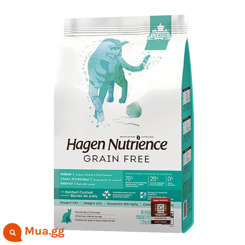 Thức ăn cho mèo Nutris Canada Hagen Nutris gà cá dinh dưỡng kim cương đen thịt đỏ thức ăn đông khô 11 lbs - Thịt gà tây và thịt vịt 12 pound không hạt và đông khô (23,8)