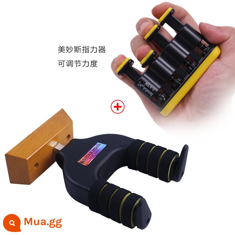 Đàn Guitar Móc Treo Tường Điện Gỗ Đàn Guitar Khóa Tự Động Móc Treo Đàn Piano Treo Tường Nhà Vị Trí Cố Định Chân Đế - Móc + dụng cụ tập 5 ngón tay