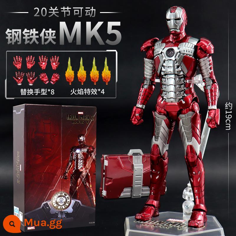 Trung Quốc Anime Ngụy Người Sắt MK85 Đồ Chơi Mô Hình Avengers Liên Minh Mark Mô Hình Búp Bê Vật Trang Trí Robot 50 - người sắt MK5