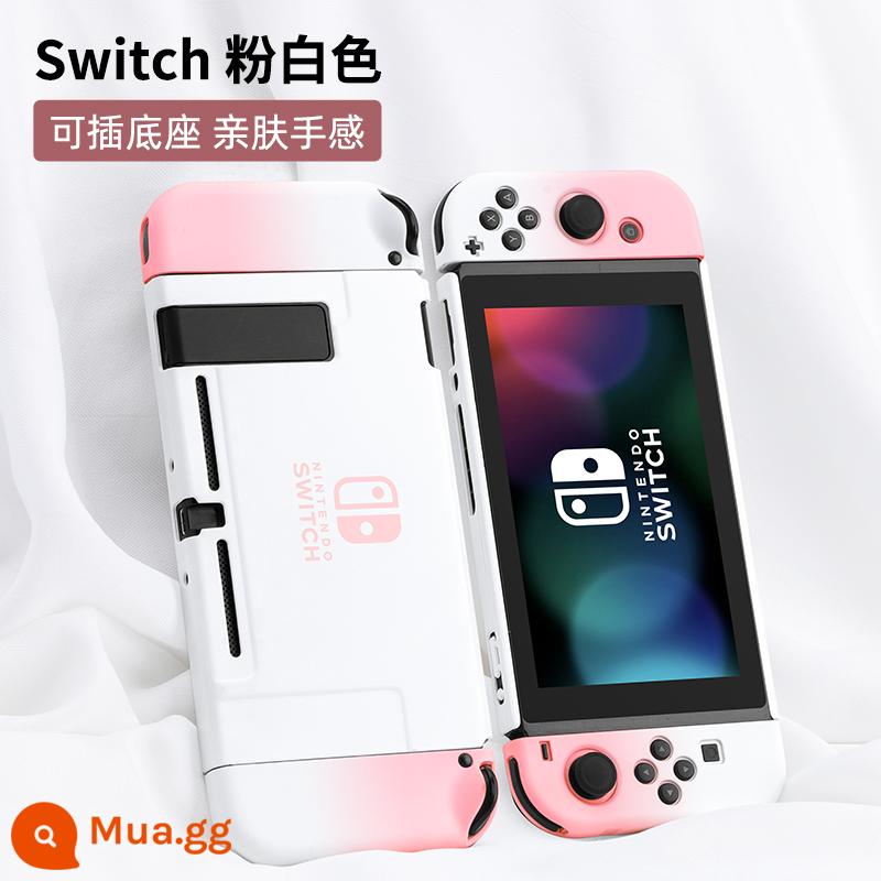 Vỏ bảo vệ Nintendo Switch Lite Vỏ mờ bao gồm tất cả Vỏ màu nsl Vỏ cứng trong suốt Vỏ silicon Switcholed ns Vỏ silicon mềm siêu mỏng Vỏ switchlite Phụ kiện oled - Vỏ thân thiện với da chuyển đổi "Gradient màu hồng và trắng" √Phim + nắp miễn phí