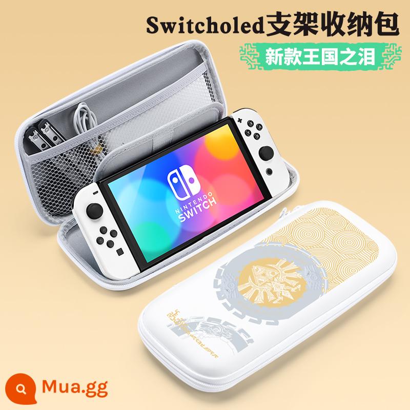 Túi lưu trữ Nintendo Switch vỏ bảo vệ ns Pokémon Zhuzi vỏ cứng hộp swich chuyển đổi băng cassette di động siwch tay cầm phụ kiện vỏ màn hình oled hộp thẻ cứng switchlite - Switcholed√New Tears of the Kingdom√Phim cường lực miễn phí + mũ vuốt mèo