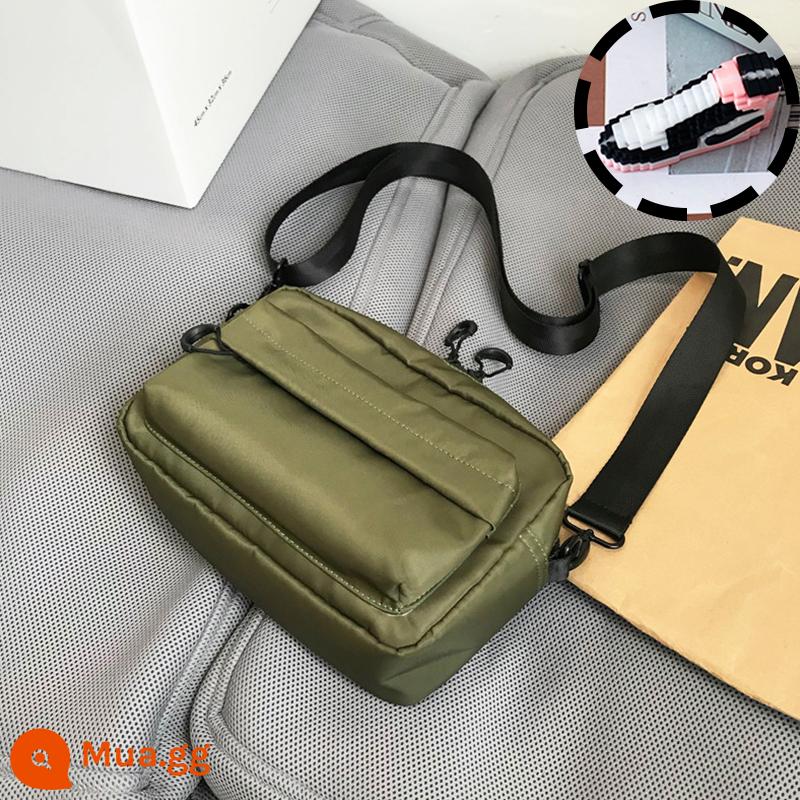 Túi satchel túi đeo chéo thông thường cho nam túi đeo vai ins thương hiệu hợp thời trang túi treo học sinh túi nhỏ xu hướng đường phố túi xách Nhật Bản - Giày thời trang hồng xanh