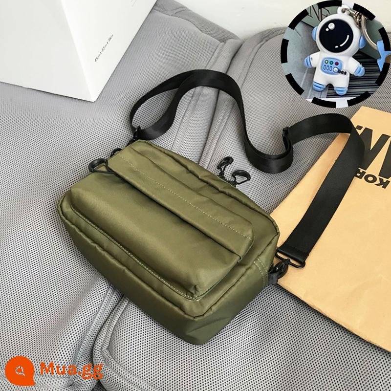 Túi satchel túi đeo chéo thông thường cho nam túi đeo vai ins thương hiệu hợp thời trang túi treo học sinh túi nhỏ xu hướng đường phố túi xách Nhật Bản - phi hành gia xanh