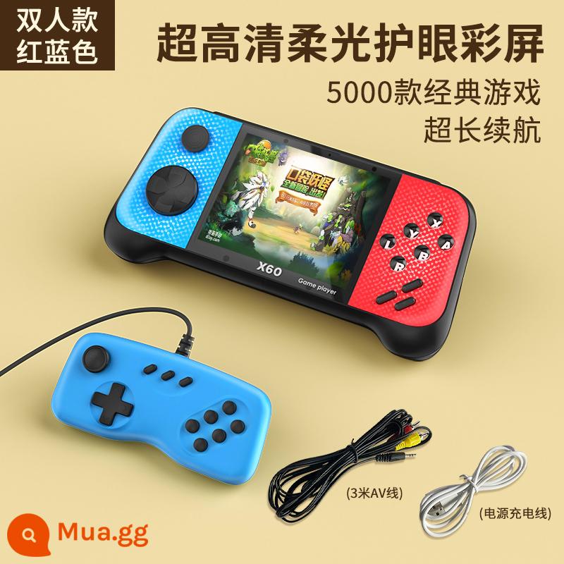 Bảng điều khiển trò chơi 2022 Mô hình mới có thể được kết nối với Arcade Cube Cube Super Mario Pokemon Boxing Hai chiếc Puzzle Puzzle Puzzle Puzzle Puzzle Puzz - 5.000 trò chơi tích hợp ★ đỏ và xanh dành cho hai người ★ màn hình màu bảo vệ mắt ánh sáng dịu nhẹ độ phân giải cao