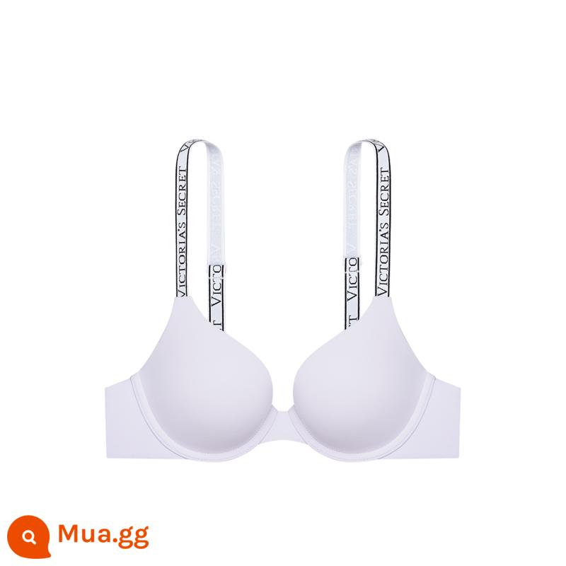 Thẳng xuống 188|Victoria's Secret Logo Letter Dây đeo vai Vú nhỏ tạo nên sự sexy lớn của Mỹ Đồ lót gợi cảm nữ phong cách mới - 24AJ tông tím nhạt viền thép