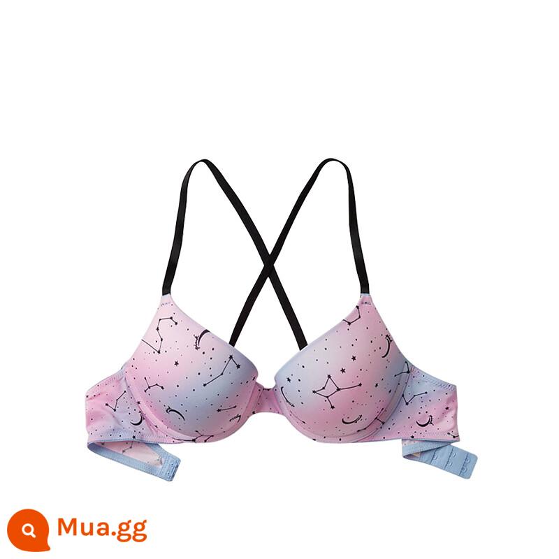 Giảm giá 30% | Victoria's Secret PINK Tam giác cúp ngực Tập hợp đồ lót Áo ngực bé gái 11183839 - Tập hợp gradient màu xanh và hồng 5CNO 50175