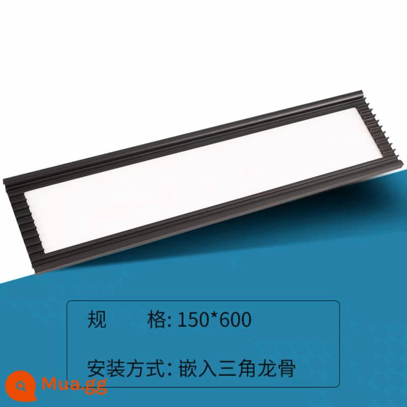 Tích hợp trần tổ ong bảng lớn LED ánh sáng phong cách sang trọng 20*20 19*19 đen trắng lưới tản nhiệt nhúng ánh sáng 15x60 - Đèn lỗ lớn màu đen cao cấp 15*60