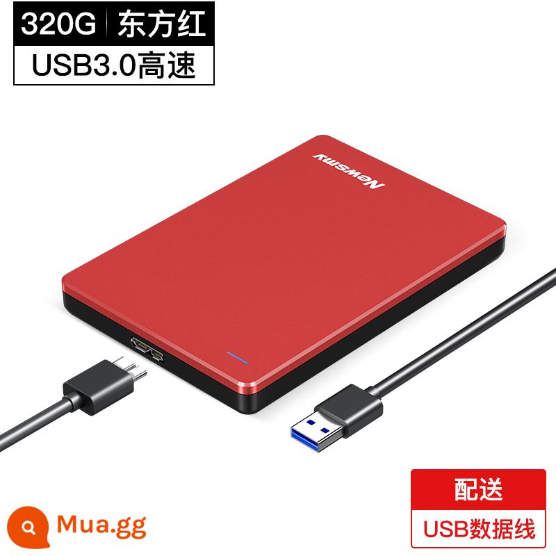 Ổ cứng di động Newman 2t bên ngoài 1t bên ngoài 500g điện thoại di động cơ học tốc độ cao không rắn flagship store chính hãng - Bảng kim loại cơ khí 320G [Dongfanghong] * tốc độ cao 3.0