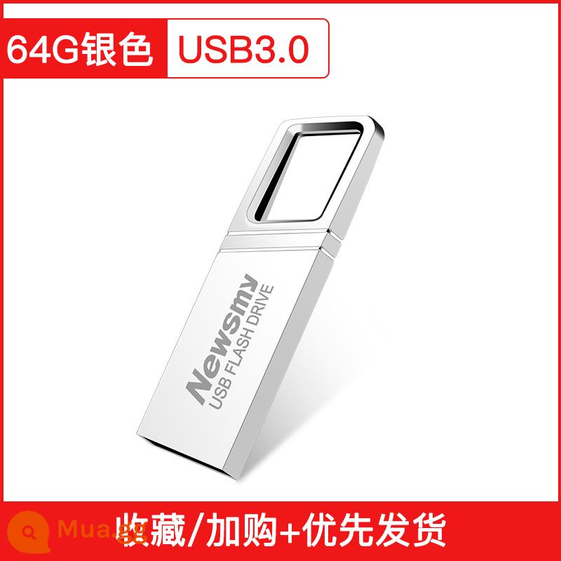 Newman Đèn Flash 32G Tốc Độ Cao 3.0USB 64G Điện Thoại Di Động Trên Xe Hơi Máy Tính Dual-Sử Dụng 8G Tùy Chỉnh Chính Thức Hàng Đầu Store Xác Thực - [V22-64G] Mẫu chống nước* tốc độ cao USB3.0