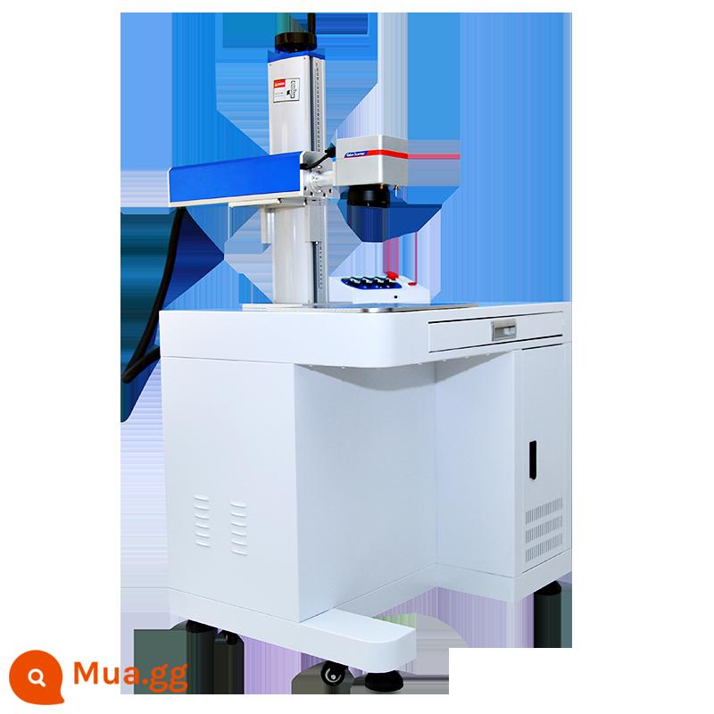 Máy khắc laser sợi 20W30W100W kim loại thép không gỉ nhôm nhãn bảng tên nhựa mã hóa laser hoàn toàn tự động - Loại tủ độc quyền 20W (model bán chạy nhất)