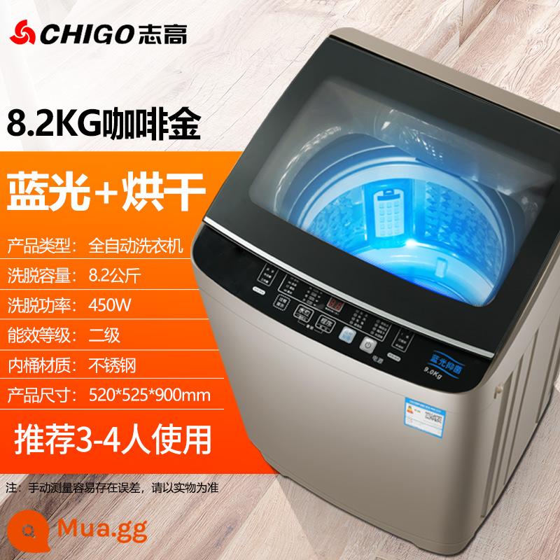 Zhigao 7.5/8,5 kg Máy giặt đầy đủ -Nội thất cho thuê ký túc xá nhỏ trẻ em cho trẻ em - ⒏⒉Sấy năng lượng vàng Kilogram