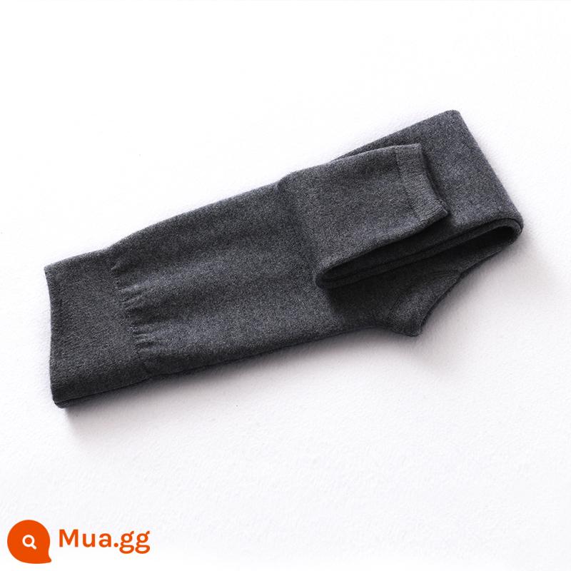 Trẻ em quần len cashmere dày bé trai và bé gái quần len ấm áp quần len cho bé quần bên trong giày bốt quần trẻ em quần cotton - Màu xám đậm của phụ nữ mỏng