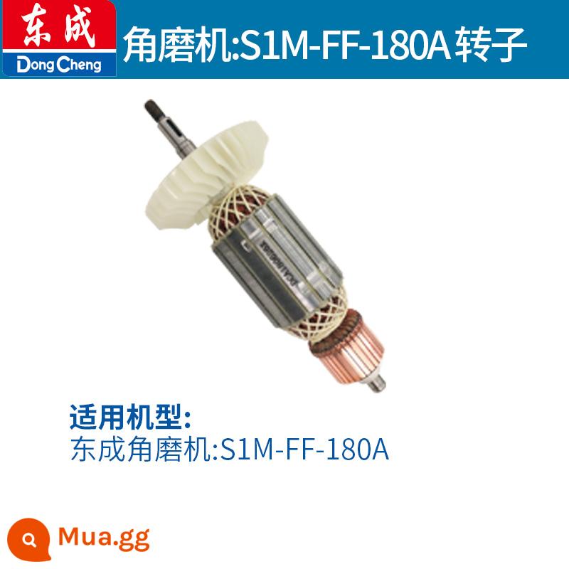 Máy mài góc Dongcheng cánh quạt Daquan S1M-FF03/04/05-100 phụ kiện chính hãng đầy đủ phụ kiện động cơ dây đồng - Rôto S1M-FF-180A