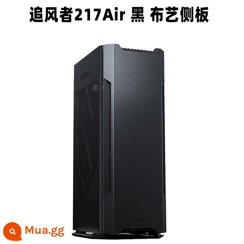 Chaser 217 A Air E V2 XE mini itx bên thông qua argb làm mát bằng nước máy tính để bàn máy chủ nhỏ hộp nhôm - Mặt bên bằng vải đen obsidian 217A