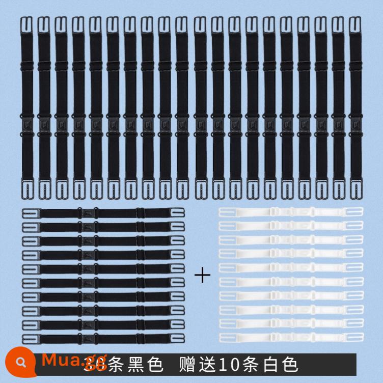 Tạo tác tai chống tổn thương với mặt nạ, dây buộc mở rộng, bảo vệ tai có thể điều chỉnh, móc chống đau cho trẻ em dành cho người lớn, không có móc tai - Gói 30 miếng đen [10 miếng trắng miễn phí] không bao gồm mặt nạ