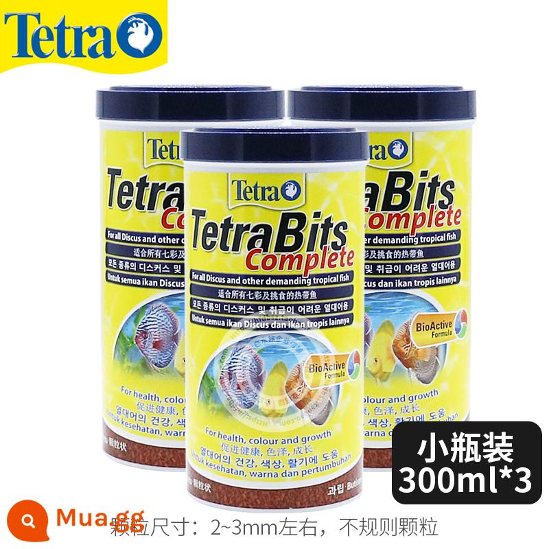 Đức Decai bảy màu cá thần tiên thức ăn viên đặc biệt cho cá cichlid ba hồ tăng cường màu sắc tự nhiên cho cá nhiệt đới hạt thức ăn cho cá - 300ML/93g [3 chai] Thời hạn sử dụng là 24 năm và tháng 8