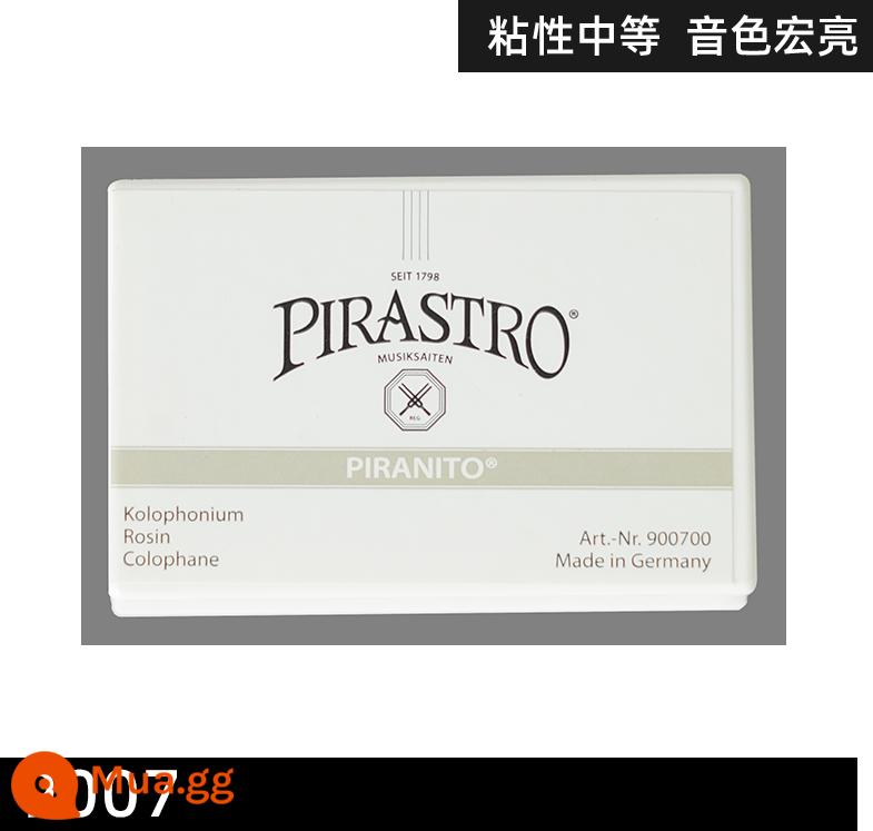 Đức nhập khẩu chính gốc PIRASTRO Piasto violon rosin cello đàn nhị bass rosin - 9007 Nhựa thông đàn nhị/violin (cho dây thép)