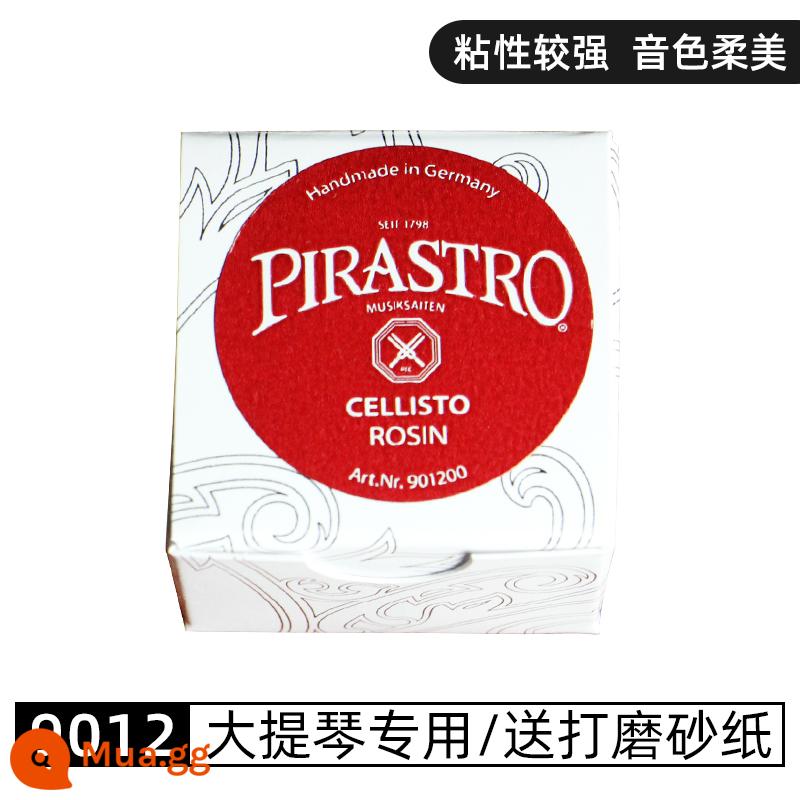 Đức nhập khẩu chính gốc PIRASTRO Piasto violon rosin cello đàn nhị bass rosin - 9012 Cello/Huqin nhựa (thích hợp cho cello và Huqin)