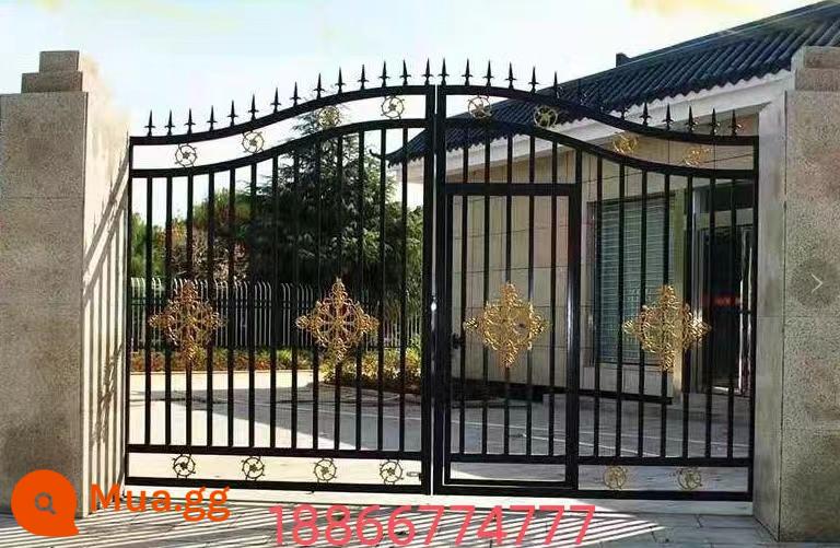 Tiemen Court Gate Gate Village Wall Thể loại Cổng Người dùng Wailer Gate Gate Gate Gate Gate Tripper Tie Art Gate - Phong cách bảy