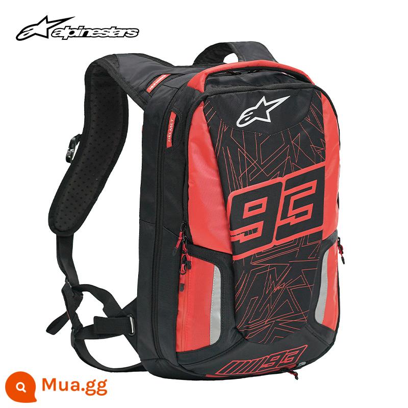 Ý một ngôi sao alpinestars ba lô xe máy cưỡi đầu máy xe máy lữ đoàn túi đeo vai CITY HUNTER - MM93 đen đỏ