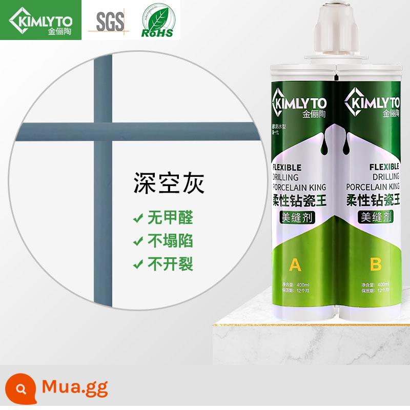 Đại lý đường may đẹp gạch lát sàn gạch thương hiệu đặc biệt top ten móc keo hộ gia đình chống thấm và chống nấm mốc sàn sứ thật keo đường may đẹp - [Space Gray]Có vòi phun keo