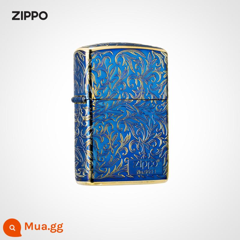 ZIPPO chính thức flagship store 5 arabesques với Zippo trên bật lửa vàng đốt bên hông làm quà tặng bạn trai - 5 mặt của Tangcao Zippo - máy mới cháy vàng không dầu