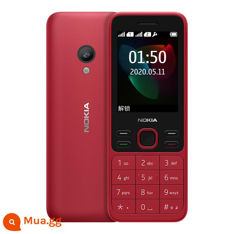 NOKIA new 150 sinh viên điện thoại di động người cao tuổi chức năng nút thanh kẹo điện thoại di động chờ siêu lâu NOKIA chính hãng máy người già đích thực với giọng nói lớn - màu đỏ