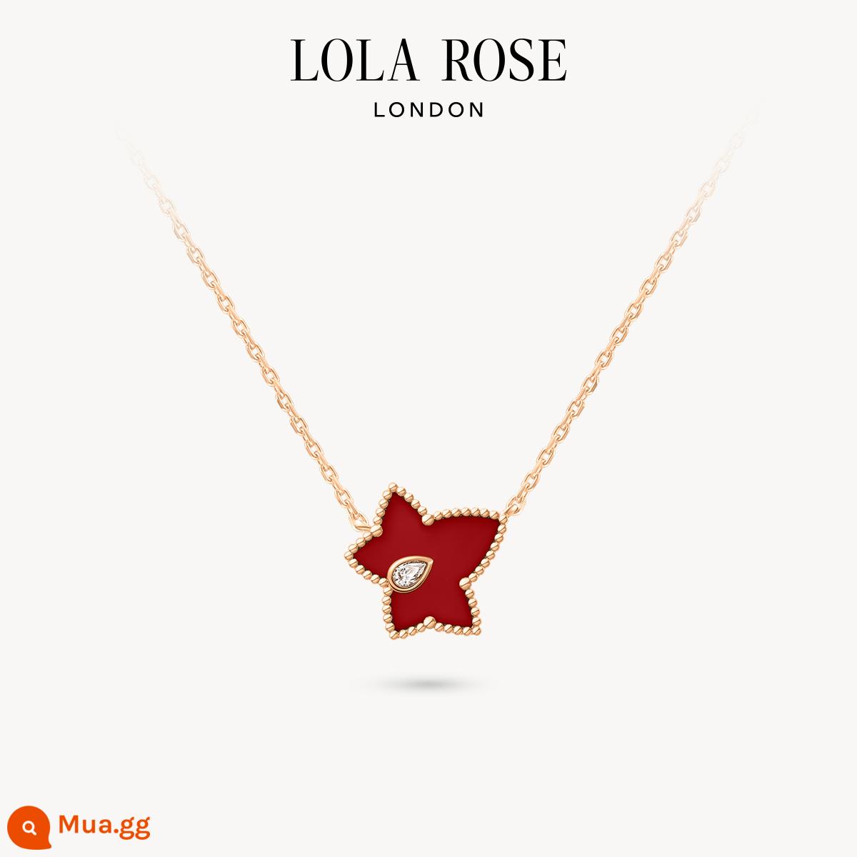 Lola Rose Lola Rose Dòng Thường Xuân Vòng Cổ Nữ 2023 Ánh Sáng Mới Sang Trọng Qixi Lễ Hội Quà Tặng Cho Bạn Gái - Carnelian-LR50039