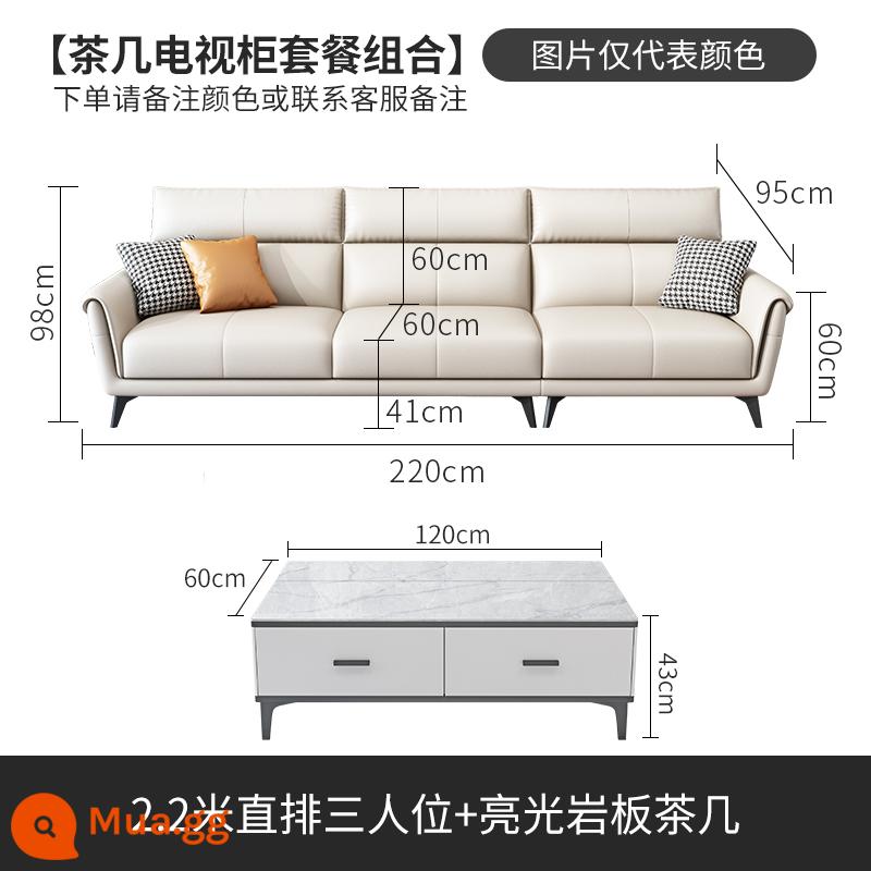 2022 Công nghệ mới Vải Sao sofa Đơn vị nhỏ, Ba người bốn người, Phòng khách Vải hiện đại đơn giản - Ba người (2,2 mét) + bàn cà phê