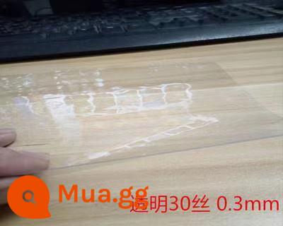 NHỰA PVC Plus bông dày lát sàn gỗ nhà gạch lát sàn chống ẩm miếng lót chống thấm nước trang trí tầng màng bảo vệ nhà - Hoàn toàn trong suốt 30 lụa PVC