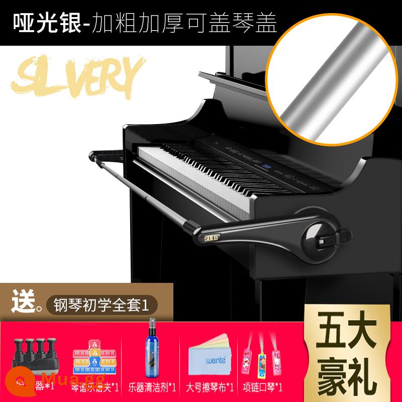 Nâng cấp bộ chỉnh sửa hình dạng bàn tay đàn piano cho trẻ em cử chỉ cổ tay phụ trợ đặc biệt chống gãy ngón tay điều chỉnh đàn piano thực hành hiện vật - Model hấp phụ - bạc [đi kèm với máy bấm ngón tay + chất tăng trắng + giá đỡ bản nhạc + vải lau đàn piano + kèn harmonica nhỏ]