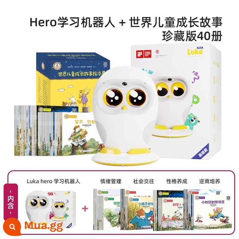 Luka Hero học tiếng Anh thông minh đọc sách tranh robot đọc bút máy dạy học sớm câu chuyện - Collector's Edition gồm 40 tập truyện về sự trưởng thành của trẻ em thế giới