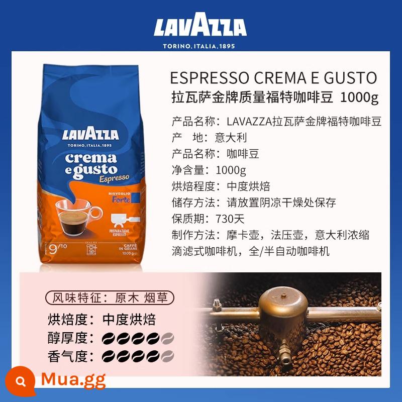 Hạt cà phê Lavazza êm dịu và cực đậm đà, cà phê espresso nhập khẩu chính hãng Lavazza Ý 1kg bột xay - Huy Chương Vàng Hạt Cà Phê Ford 1KG