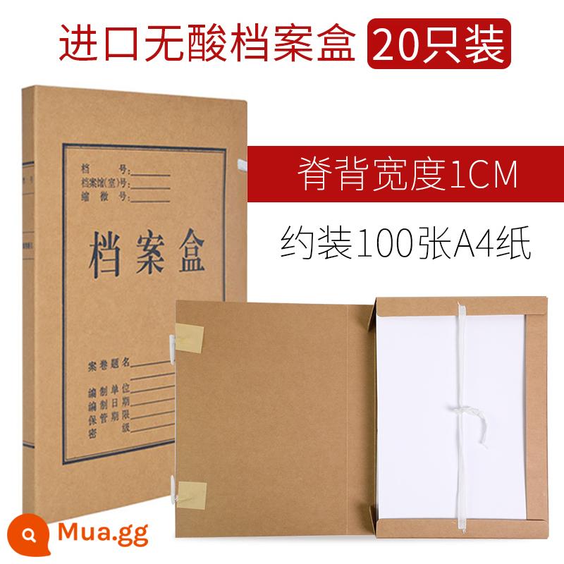 50 hộp đựng hồ sơ hộp dữ liệu hồ sơ giấy kraft hộp lưu trữ a4 nhập khẩu hộp hồ sơ giấy dày không chứa axit dung lượng lớn tùy chỉnh in logo tùy chỉnh văn phòng phẩm văn phòng chứng từ kế toán tùy chỉnh - 20 mẫu nhập khẩu cực dày không chứa axit/1cm