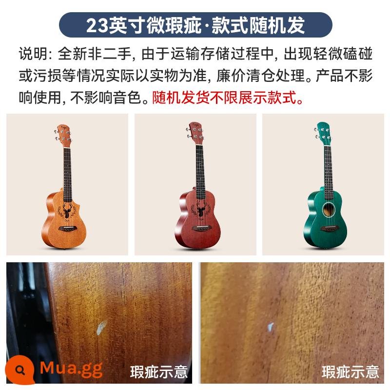 cega ukulele người mới bắt đầu 23 inch đàn ông và phụ nữ nhập cảnh chính thức hàng đầu cửa hàng ukulele đàn guitar nhỏ của trẻ em - 23 inch có một chút khiếm khuyết [giao hàng ngẫu nhiên không kèm phụ kiện]