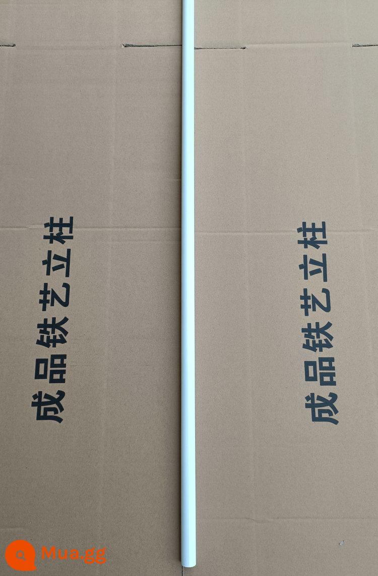 Phụ kiện cột cầu thang thép và gỗ Ý lan can ống tròn lắp ráp lắp ráp lan can hàng rào công trình nội thất hiện đại đơn giản - Φ22 ống tròn màu trắng