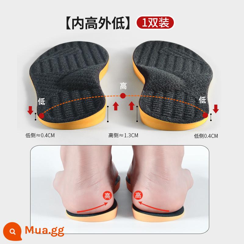 Chân người lớn hình xo Bàn chân trẻ em valgus valgus bên trong và bên ngoài miếng lót chỉnh sửa bàn chân tám ký tự để cải thiện đôi chân đẹp chỉnh sửa chân thẳng - 1 đôi - đen [dành cho chân chữ X]