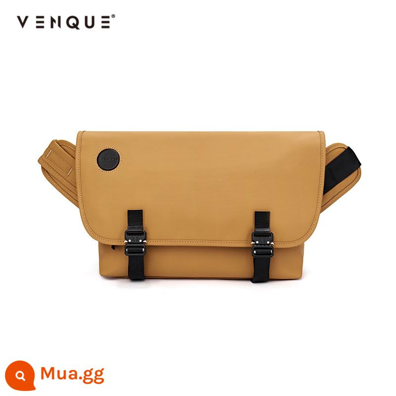 Venque/Fanke Tide Thương Hiệu Túi Messenger Nam Túi Công Suất Lớn Đi Lại Túi Đeo Vai Chức Năng Túi - Brown có thể đựng được notebook 13 inch