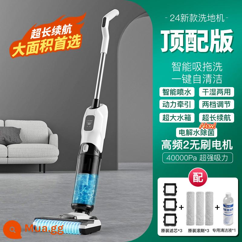 Máy giặt sàn hút cây lau nhà Tất cả robot lau nhà Máy hút bụi gia đình ba trong một Cây lau nhà điện tự động làm sạch và loại bỏ quét sàn - 24 model [phiên bản đỉnh cao] máy tiệt trùng điện phân | tuổi thọ pin siêu dài