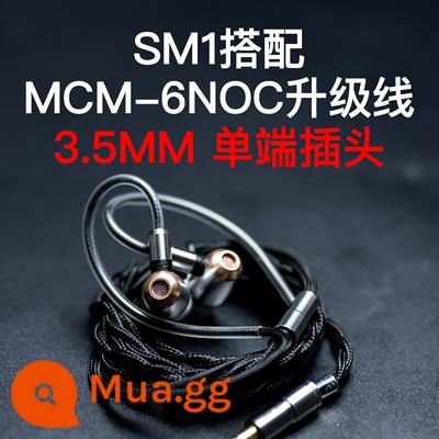 Bộ nhớ âm thanh SonicMemory SM1 Tai nghe nhét trong tai HiFi có dây Nút tai dạng mô-đun MMCX động kép có dây - Dòng nâng cấp SM1+6NOC 3.5 đi kèm bộ nguyệt thực + nón 2