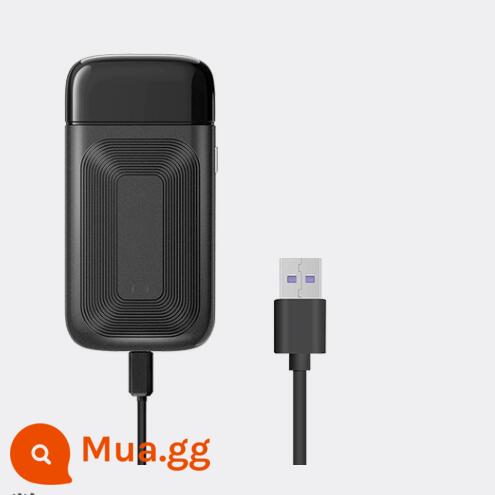 Real man 8107 di động chuyển động qua lại USB có thể sạc lại 2 lưỡi cạo râu xe máy cạo râu điện công suất cao - Tiêu chuẩn