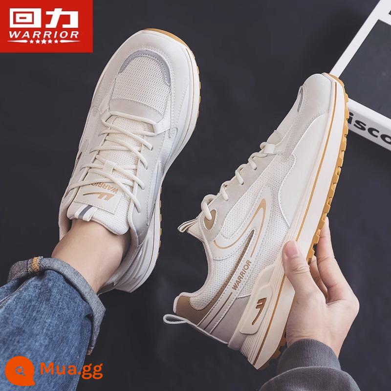 Kéo Lại Giày Nam Thoáng Khí Mùa Hè 2023 Mới Giày Thể Thao Lưới Nam Sneaker Nam Nhỏ Trắng Giày Nam - Mijin 2467 [Lưới thoáng khí]