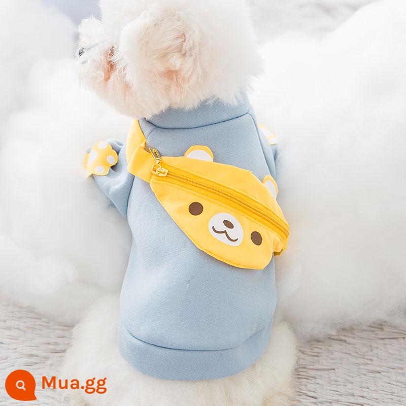 Pipa khóa lễ hội Tang phù hợp với quần áo cho chó mô hình mùa thu và mùa đông Bichon Schnauzer con chó nhỏ thú cưng Teddy mùa đông mùa đông - ba lô gấu cub