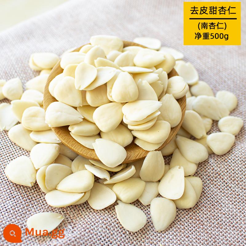 Chengde South Almond Slices 500g Raw Peeled Original Shantou Đắng Khô North and South White Sweet Almonds Nuts Ăn được Flagship Store - Hạnh nhân ngọt bóc vỏ (hạnh nhân miền Nam) 500g