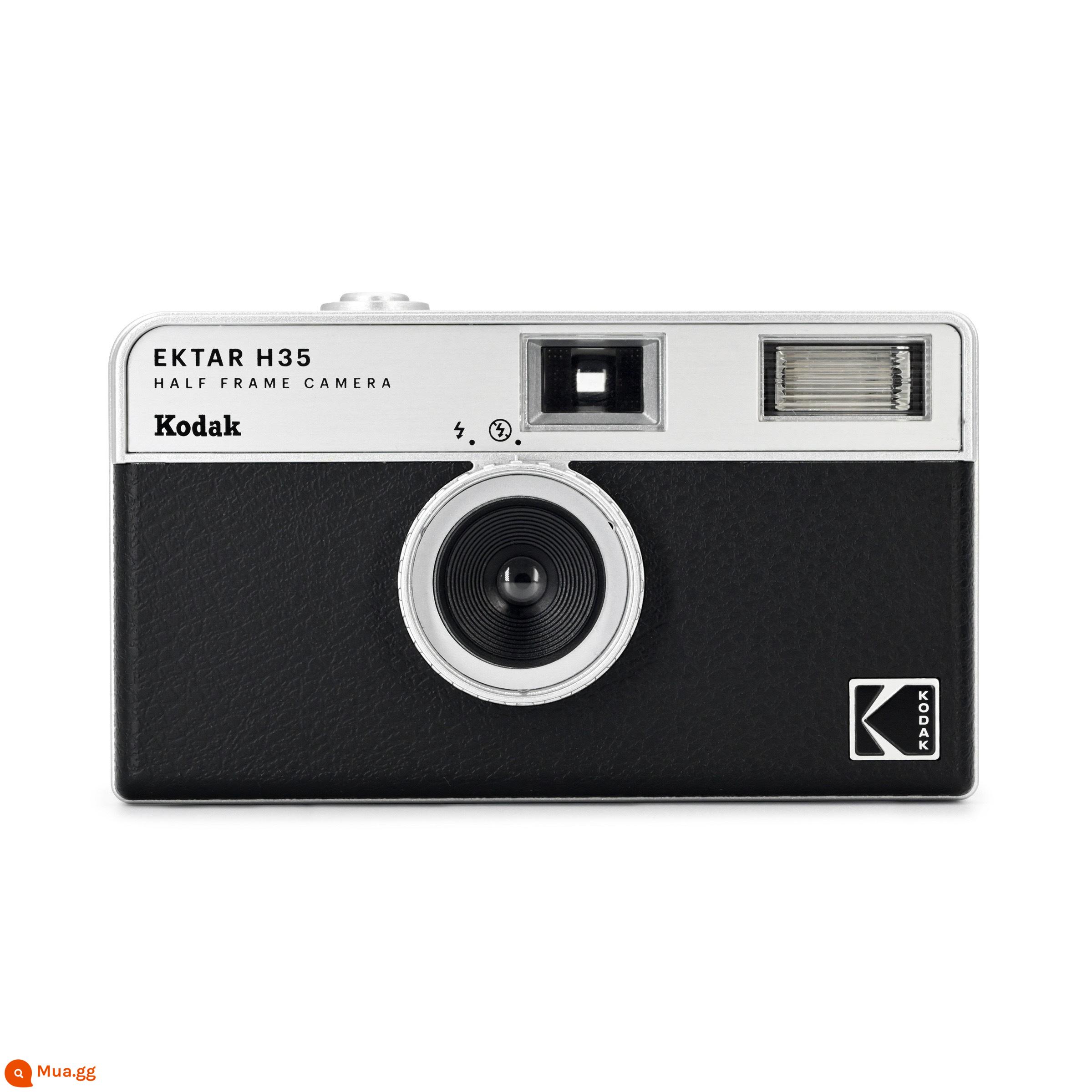 Máy ảnh trục bên phim nửa lưới Spot KODAK EKTAR H35 135 phim không dùng một lần có thể chụp 72 ảnh - Máy ảnh độc lập màu đen sang trọng + 36 cuộn phim + pin