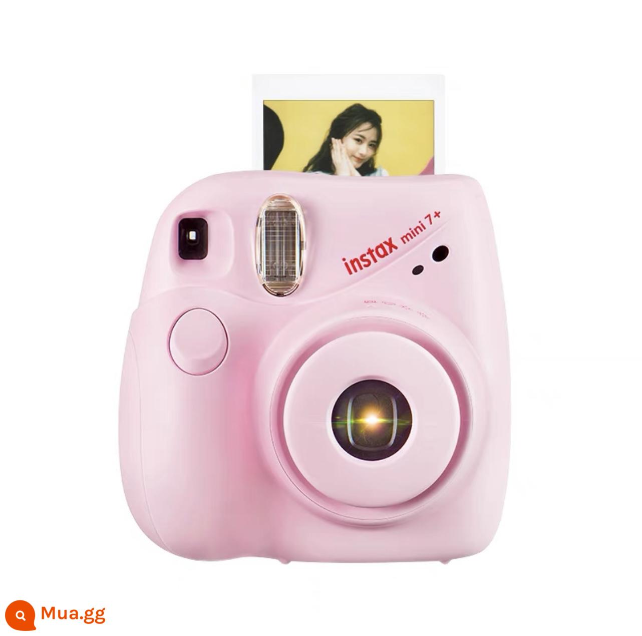 Gói máy ảnh Fuji mini7+ Polaroid kèm giấy ảnh mẫu đầu vào dành cho nữ sinh nâng cấp mini 7c/s dành cho trẻ em - mini7+ màu hồng độc lập