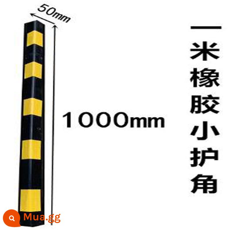 Dải cao su chống va chạm góc dày, dải cảnh báo nhà để xe góc thẳng phản quang, miếng đệm tường PVC, bảo vệ cạnh tròn - Bảo vệ góc thẳng 1000*50*6