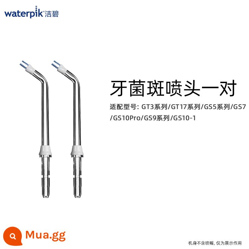 Máy súc miệng Waterpik, máy làm sạch răng, phụ kiện máy tăm nước, đầu phun tiêu chuẩn, đầu phun chỉnh nha JT-100E - 1 cặp đầu phun mảng bám