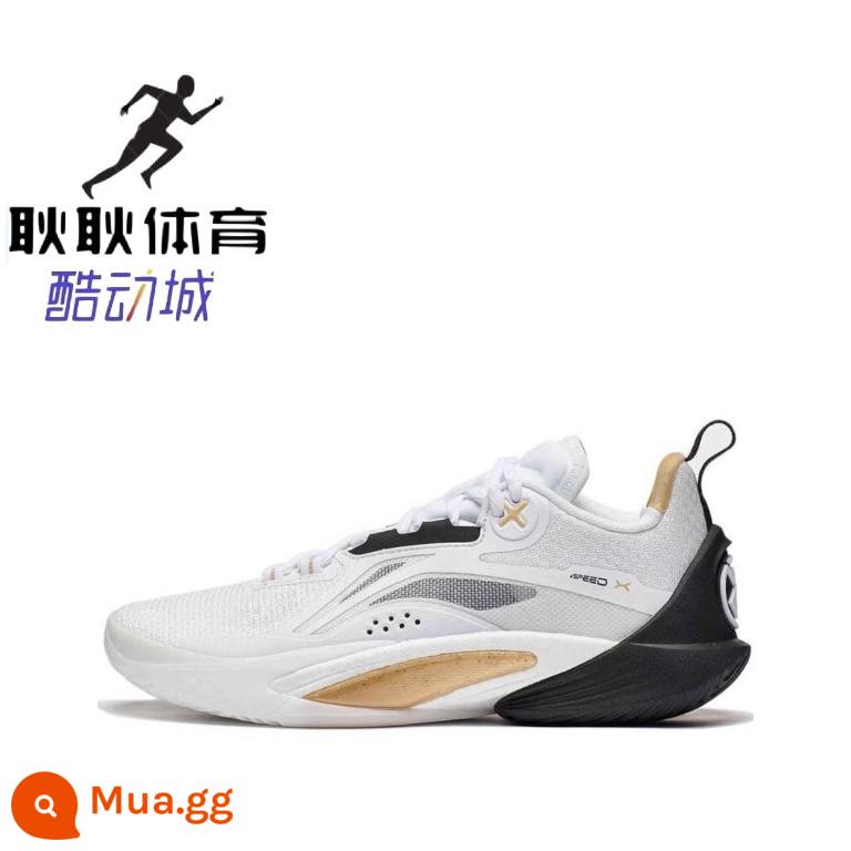 Geng Geng Sports Lining Li Ning Blitz 10 giày bóng rổ nam cổ thấp ABAT085-5-6-9-3-8 - ABAT085-5 đen trắng (mới không mã hóa)